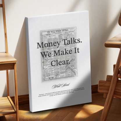 Money Talks Obraz na Płótnie-