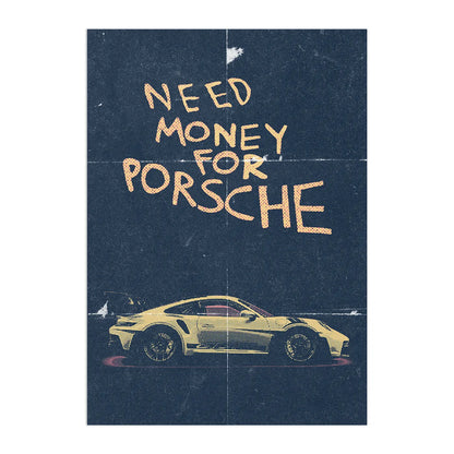 Need Money For Porsche 2 Plakat-Bez Ramy-