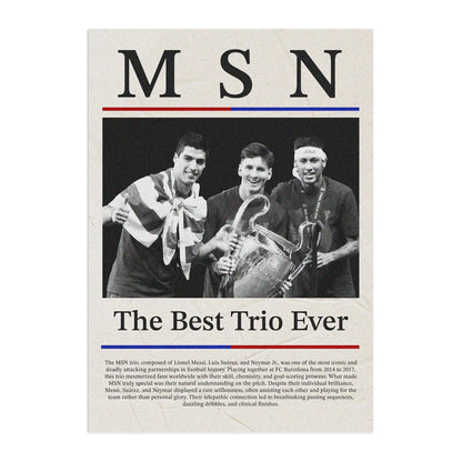 MSN Barcelona Plakat