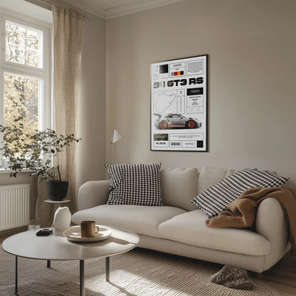 Porsche 911 GT3 RS Plakat-Bez Ramy-