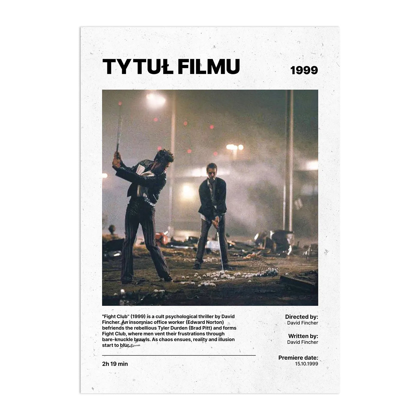 Personalizowany Plakat Film-Bez Ramy-
