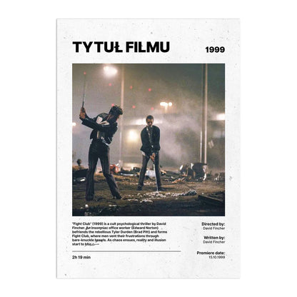 Personalizowany Plakat Film-Bez Ramy-