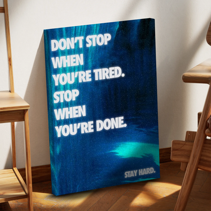 Stay Hard Obraz na Płótnie-