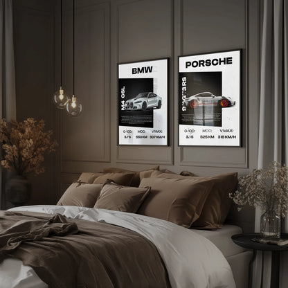 Personalizowany Plakat Samochód-Bez Ramy-