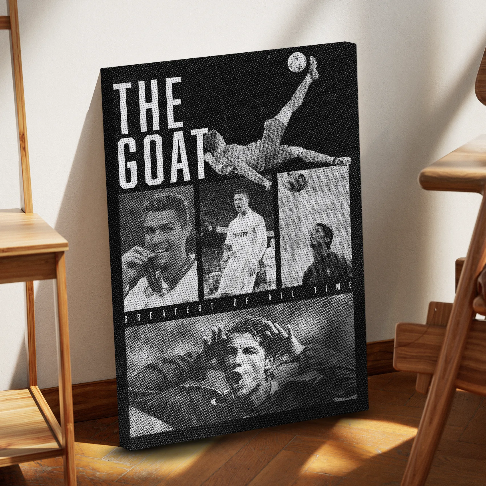 THE GOAT Collage Obraz na Płótnie-