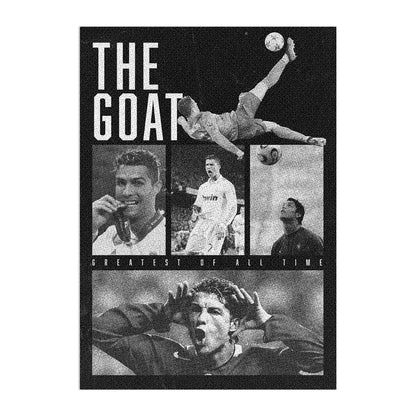 The GOAT Collage Plakat-Bez Ramy-