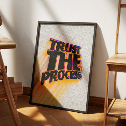 Trust The Process 2 Plakat-Bez Ramy-