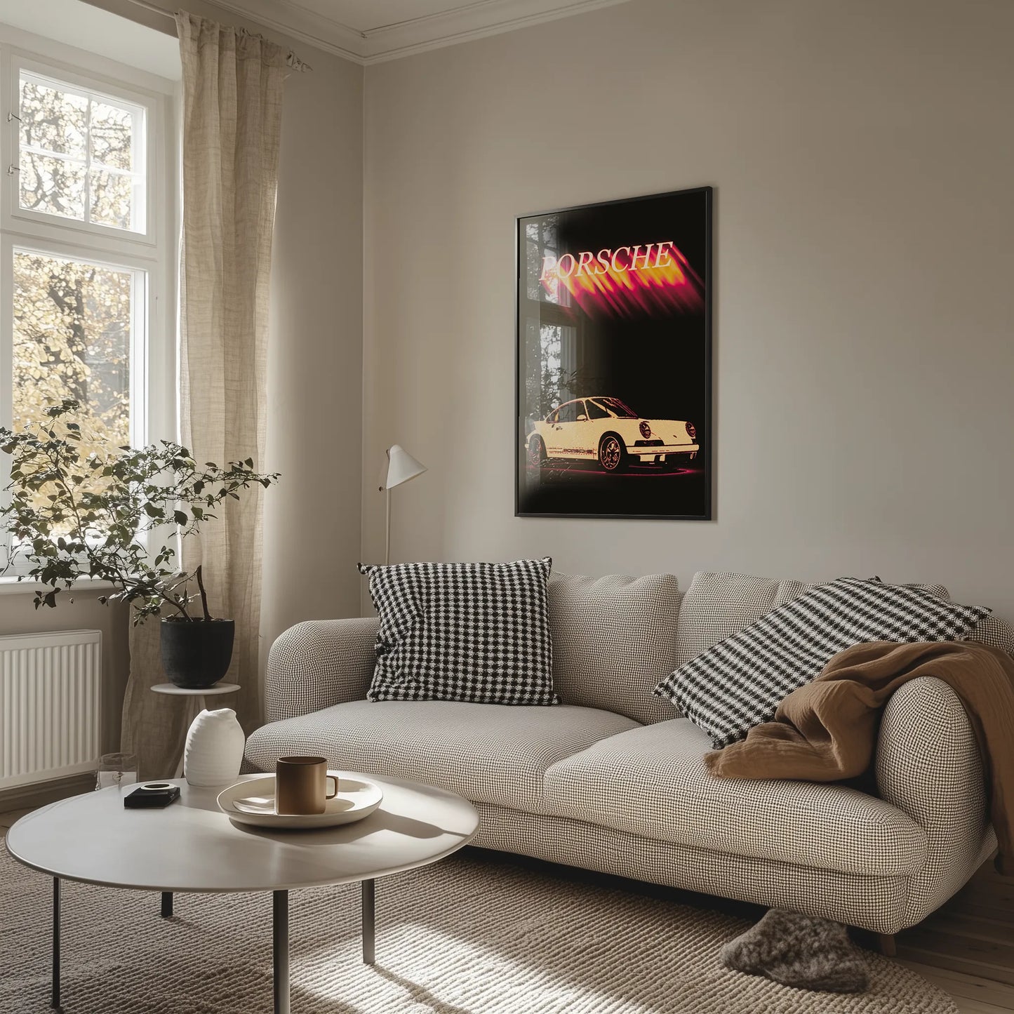 Vintage Porsche Plakat-Pełna Okładka-Bez Ramy