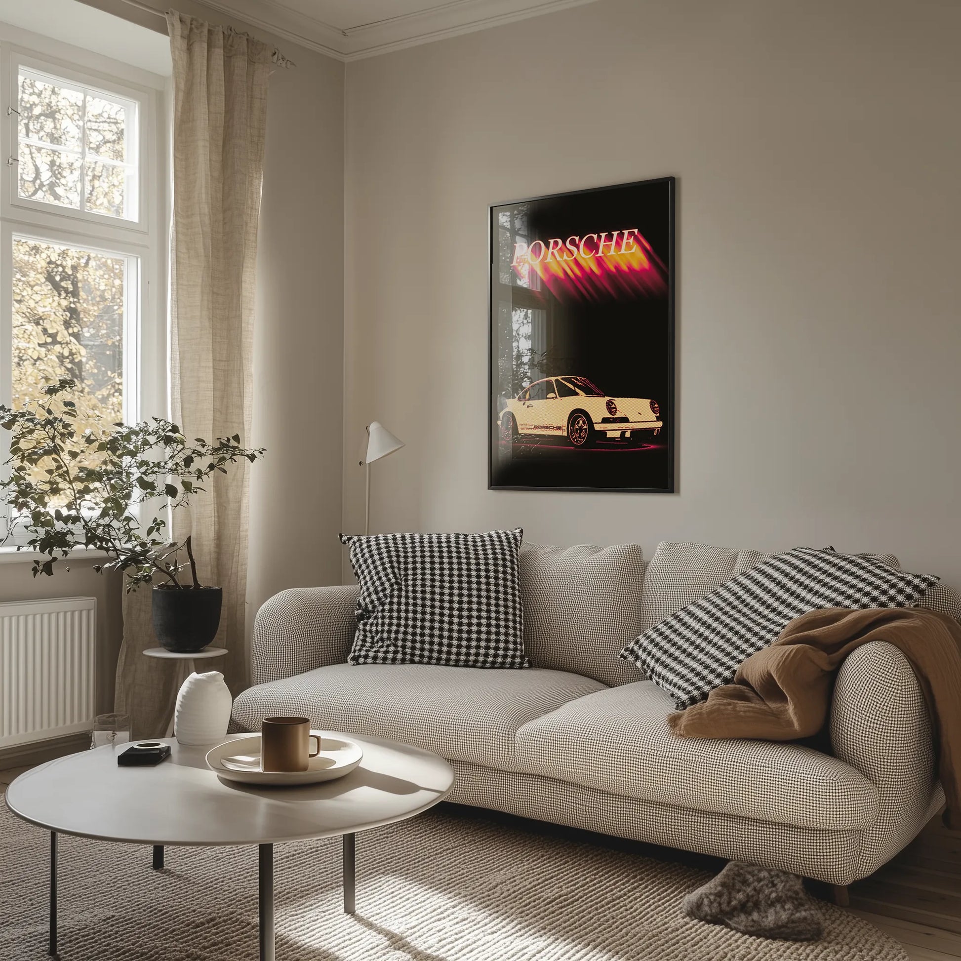 Vintage Porsche Plakat-Pełna Okładka-Bez Ramy