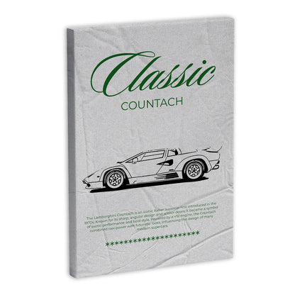 Classic Countach Obraz na płótnie