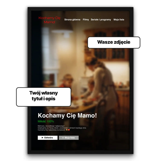 Personalizowany Plakat Dzień Mamy