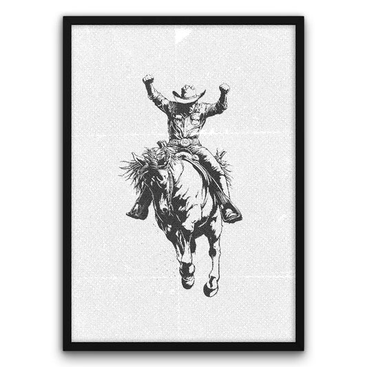 Old Money Cowboy Plakat