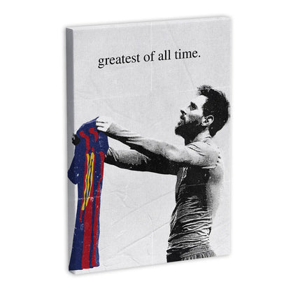 Messi Iconic Celebration Obraz na płótnie