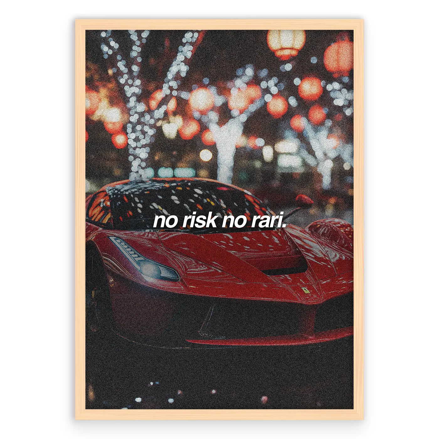 No Risk No Rari Plakat