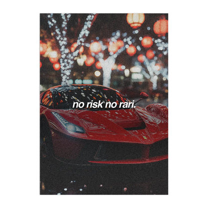 No Risk No Rari Plakat