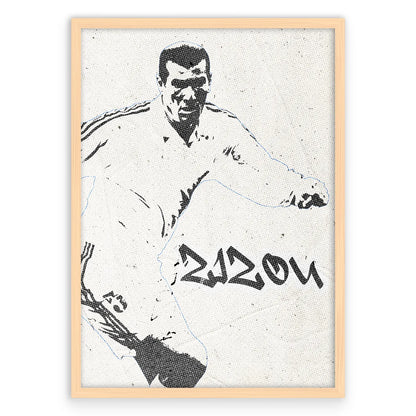 Zinédine Zidane Plakat