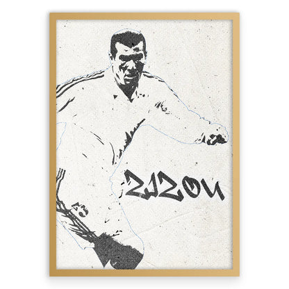 Zinédine Zidane Plakat